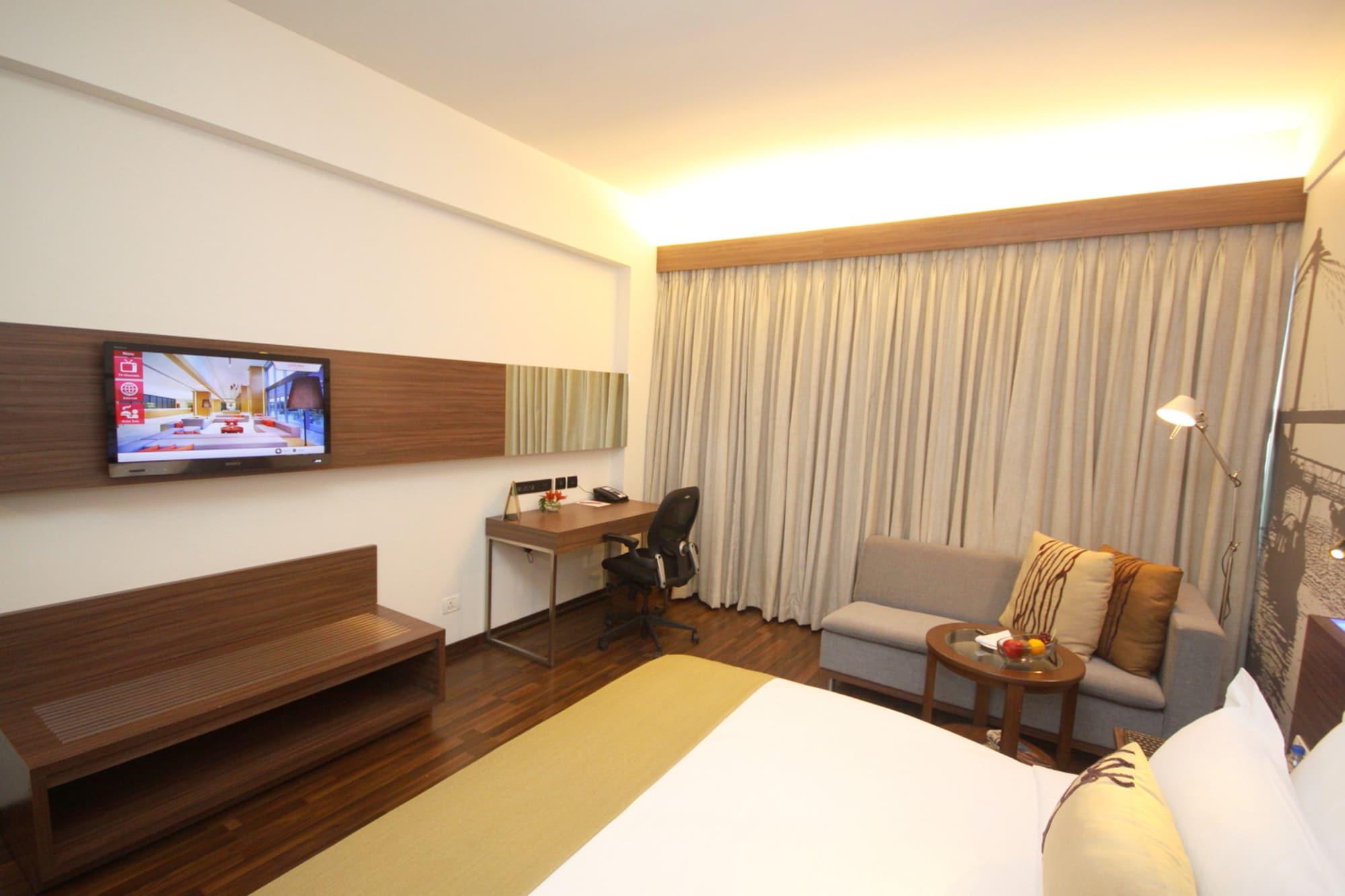 비반타 콜카타 Em 바이패스 호텔 외부 사진 A room at the hotel