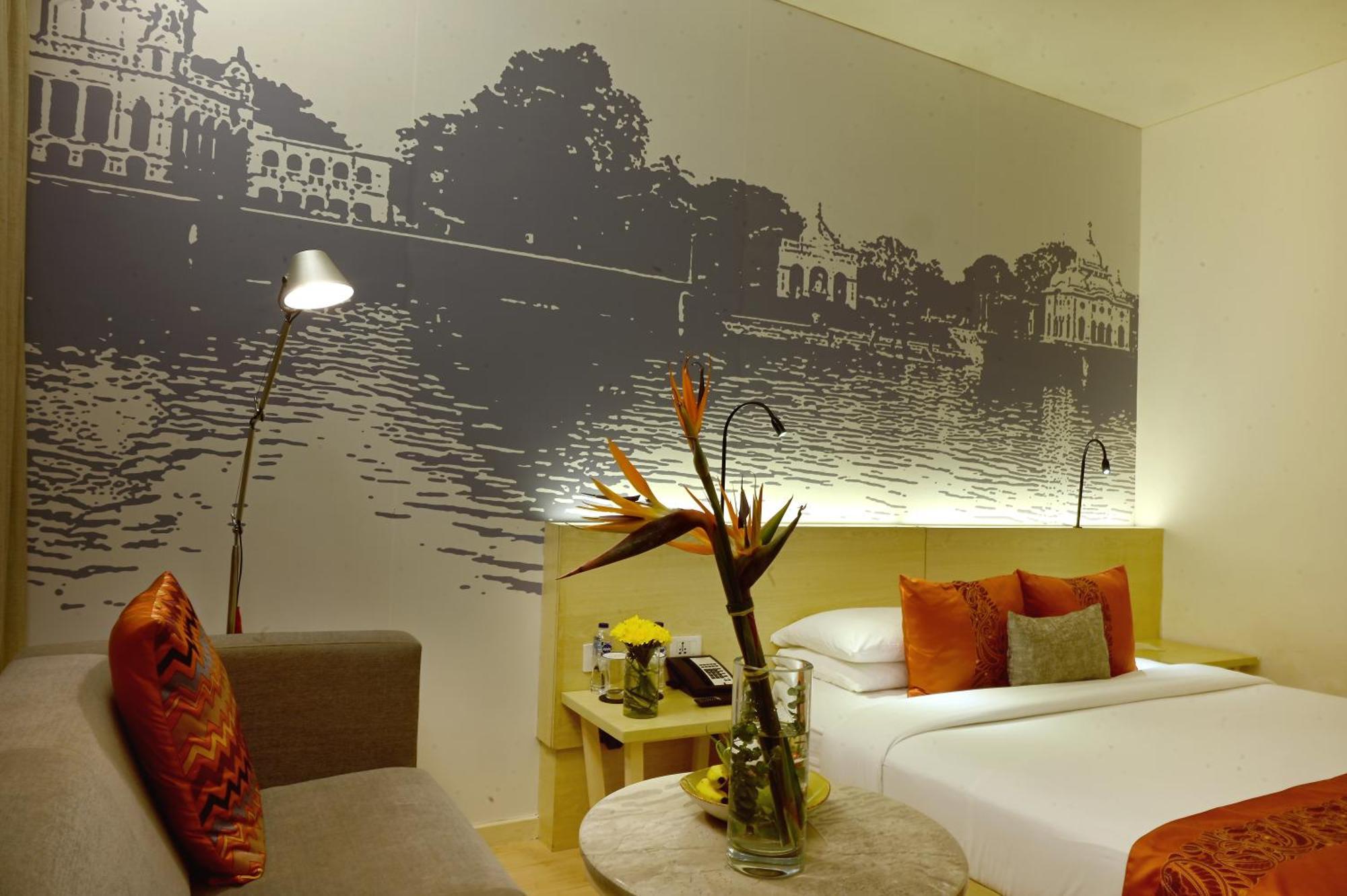 비반타 콜카타 Em 바이패스 호텔 외부 사진 A room at the hotel